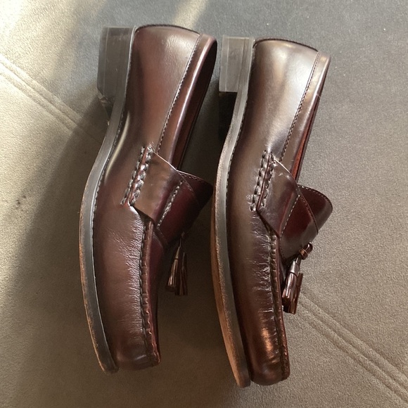 Dexter Dress Shoes With Tassels Size 8.5 Leather Sole and Upper - Picture 4 of 6